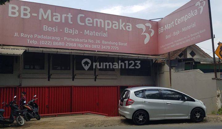 Tanah Dan Bangunan Padalarang 528 M2 Sudah SHM Pinggir Jalan Cikalong Wetan Bandung