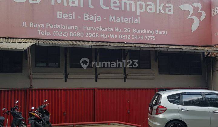 Tanah Dan Bangunan Padalarang 528 M2 Sudah SHM Pinggir Jalan Cikalong Wetan Bandung