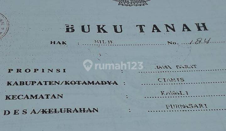 Tanah Kebun 33 Hektar Kawali Panawangan Ciamis 1