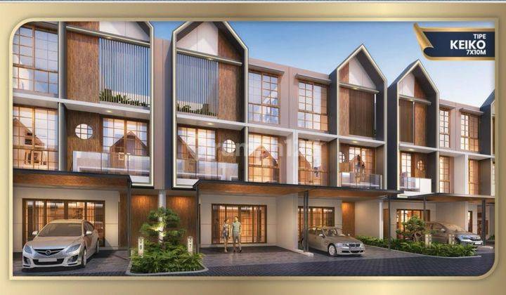 Rumah Primary Sapporo Residence Pik2 Uk 5x10 3Lantai  1