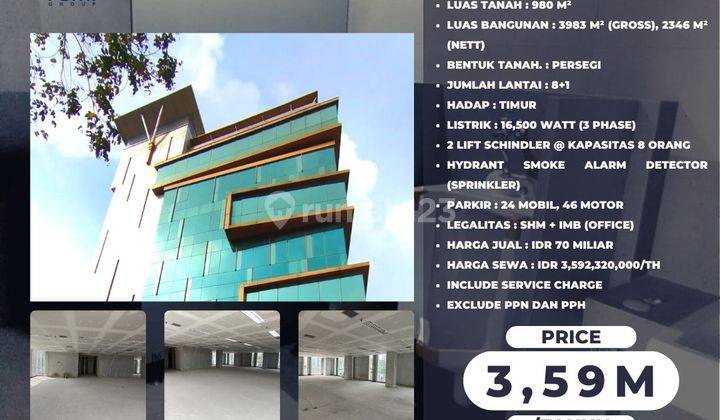 Perkantoran di Ampera, Jakarta Selatan 3.983 m Baru SHM 1