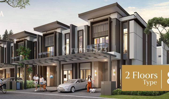 TERBARU!! Grand Pasadena Village Ukuran 8x18 2 Lantai di Gading Serpong 1