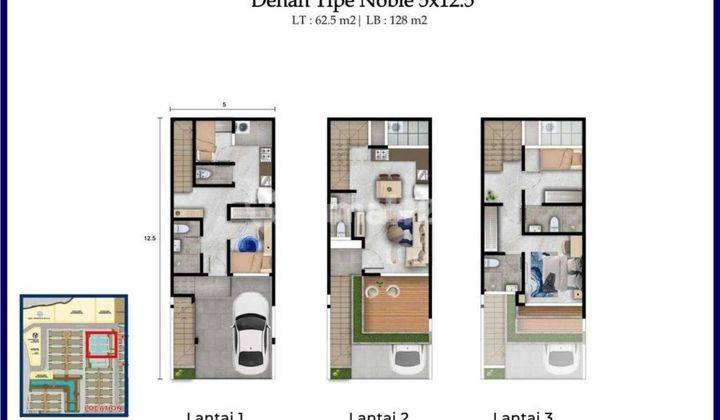 Rumah Primary Victoria Pik2 Uk 5x15 3Lantai Boulevard  1