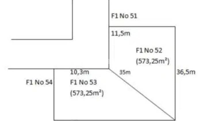 tanah metro permata kavling culdesac dijual luas 1.146.50m2 tangerang 2