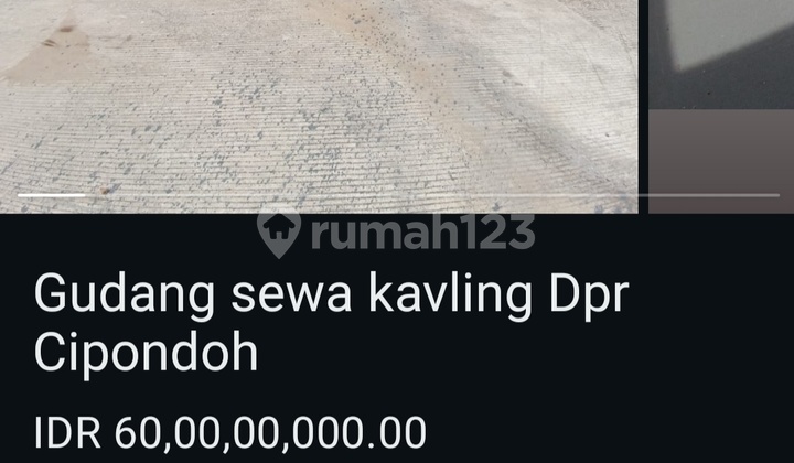 Gudang Baru Di Cipondoh Luas 800m2 2 Lantai Shm Tangerang 