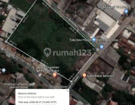 TANAH DAERAH CIBUBUR LUAS 6.905 M (TERDIRI DR 2 SHGB ) SMP TAHUN 2032 1