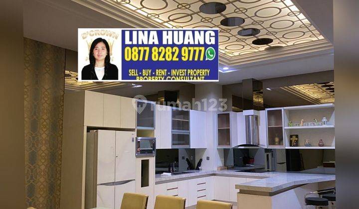 HARUS TERJUAL ! RUMAH MEWAH MINIMALIS PIK , MARMER , FURNISH , ROW JALAN LEBAR 1