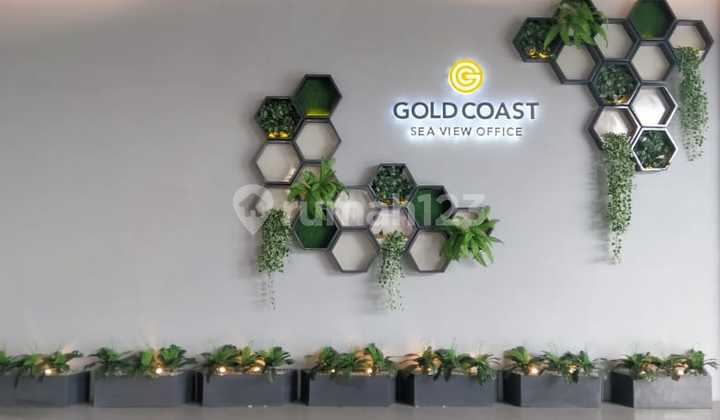 DISEWAKAN CEPAT & MURAHH OFFICE TOWER GOLD COAST PIK , FURNISHED SIAP PAKAI , VIEW LAUT , HARGA SDH INC IPL , AIR , LISTRIK , NET