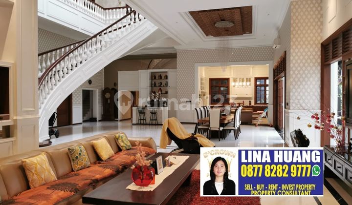 SUPER LANGKA ! RUMAH MEWAH PIK , AMERICAN CLASSIC , HUK HADAP SELATAN & TIMUR 1