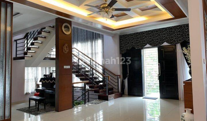 JARANG ADA .. DIJUAL CEPAT RUMAH CANTIK HUK PIK , SWIMMING POOL , SEMI FURNISHED LANGSUNG HUNI    2