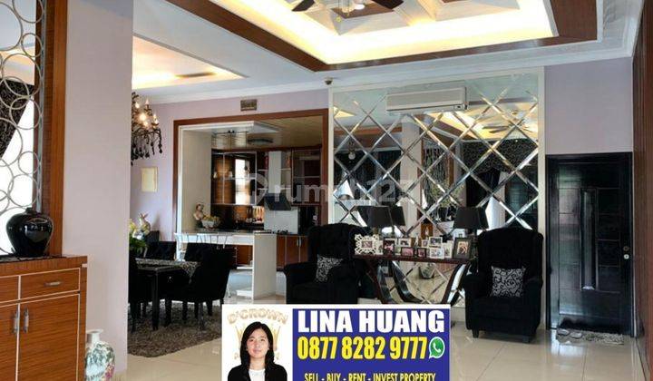 JARANG ADA .. DIJUAL CEPAT RUMAH CANTIK HUK PIK , SWIMMING POOL , SEMI FURNISHED LANGSUNG HUNI    1