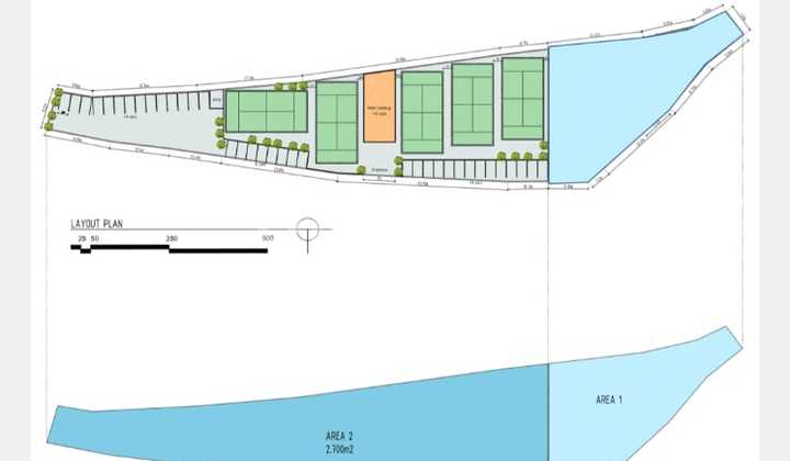 For Rent Fast .. Plot Behind Citra Land Mall, Suitable for Padel, Area Can Be Adjusted to Needs.