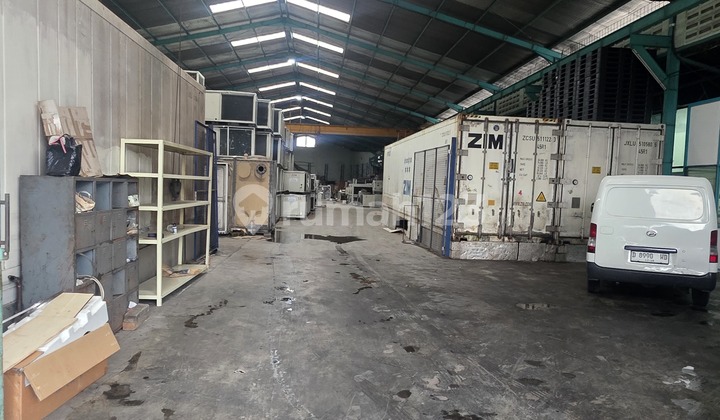 Gudang Pabrik Diholis Kawasan Industri Masuk Kontainer Aman Stragetis Dekat Tol Pasko Dijual