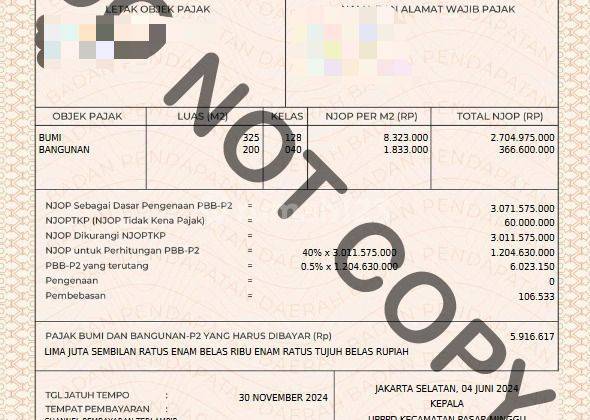 Dijual Cepat Tanah Lokasi Pasar Minggu Jakarta Selatan 1