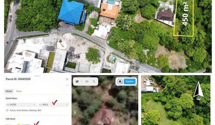 Tanah Murah Ngantong Dekat Ke Pantai Selatan Bali 1