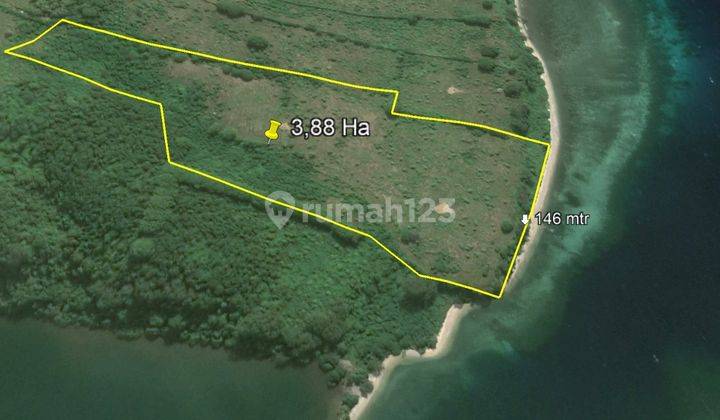 Tanah murah pinggir pantai Sumbawa Nusa Tenggara Barat 1