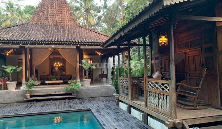 Villa joglo modern termurah view jungle di Bali 2