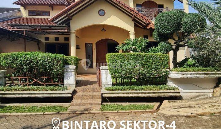 Rumah Bintaro Jaya Luas Dan Asri Terawat Siap Huni  1