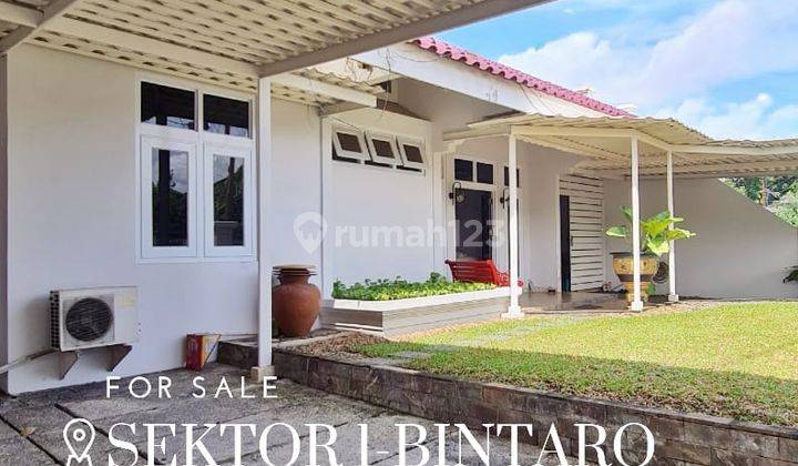 Rumah Bintaro Sektor 1 Dalam Komplek Nyaman Asri  2