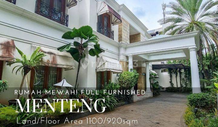 Rumah Menteng Ring 1 Luxury Furnished Depan Taman 1