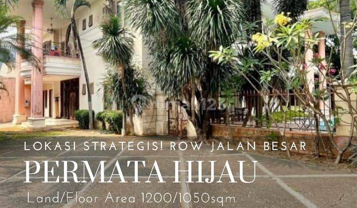 Rumah Permata Hijau Termurah 45jt Per M2 Jalan Lebar 1