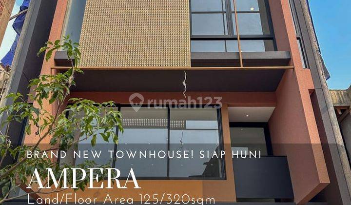 Rumah Baru 3 Lantai Design Modern di Ampera Kemang 1