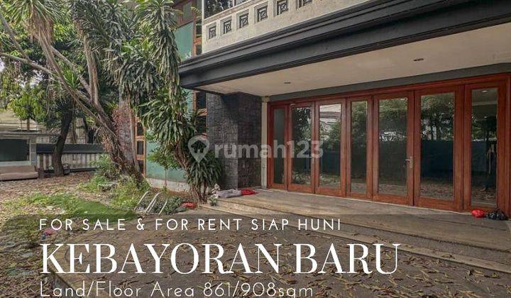 Rumah Asri Kebayoran Baru Prime Area Siap Huni 1