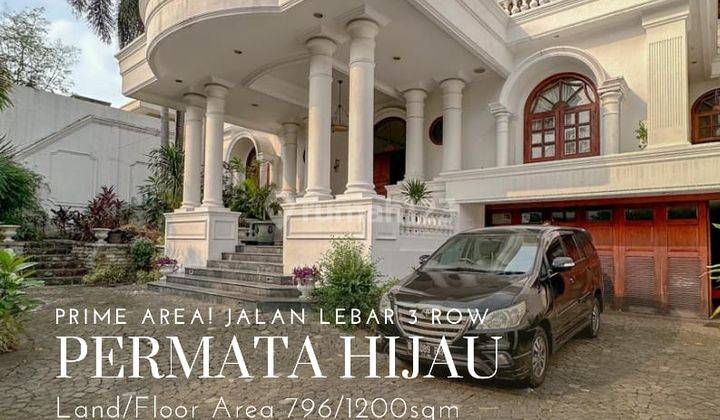 Rumah Classic Modern Permata Hijau Only 51jt Per M2 Prime Area 1