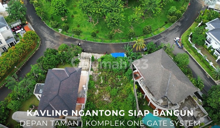Tanah Kavling Pondok Indah Depan Taman