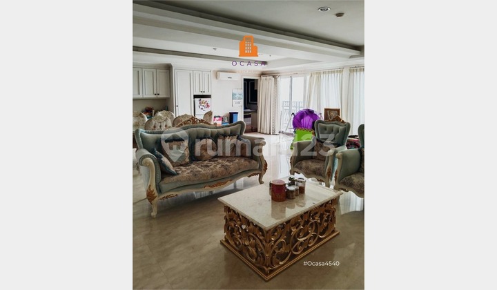 Mewah Apartemen Putih Permata Hijau Dilengkapi oleh Beranda