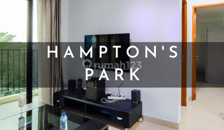 Apartement Hamptons Park 3 BR Semi Furnished Bagus 1