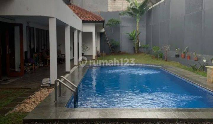 Dijual Rumah Siap Huni Di Dalam Kompleks Di Area Kemang, Jaksel - Ada S Pool, Tenang, Jalan Lebar 1