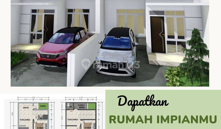 Rumah SHM di Jalan swadaya Cipayung Free biaya Surat2  2