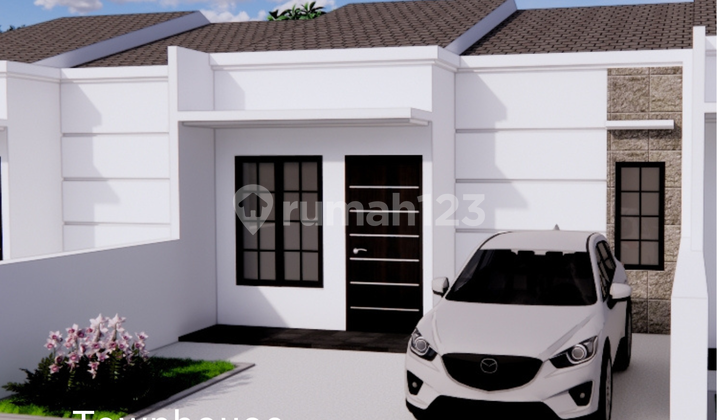 Rumah Pinggir Jalan Raya Leuwinanggung Bonus Sepeda Listrik 2