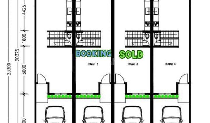 Rumah 2  Lantai di Jalan Jatiwaringin SHM 2