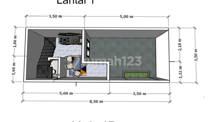 Rumah Dekat Mall Tamini Square Free Costum dan Biaya Surat2