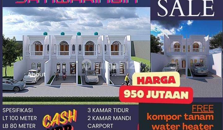 Rumah 2  Lantai di Jalan Jatiwaringin SHM 1