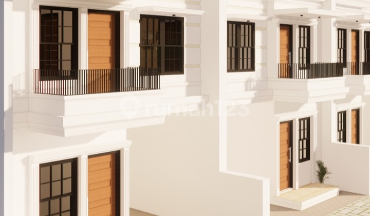 House 700 Meters Gate Building Full Red Brick 2