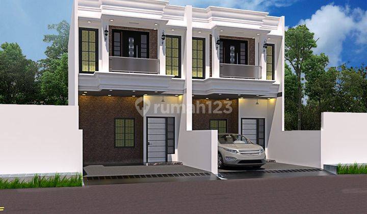 Rumah 2 Lantai American Classic Ciracas Jakarta Timur  1