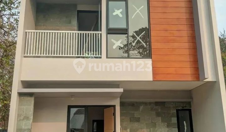 rumah townhouse murah bata merah 2 lantai dekat toll jatiasih kota bekasi 