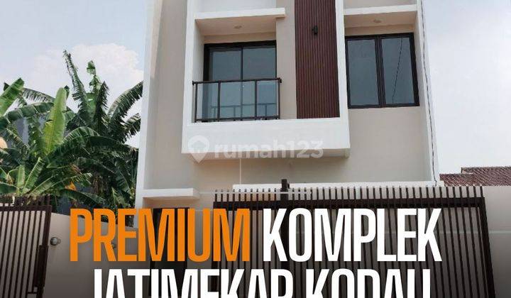 Rumah Baru Siap Huni Kodau Dekat Toll Jatiwarna Bekasi  2