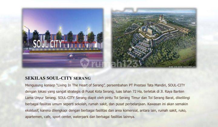 Tanah di Soul City , Banjar HGB 72 Ha, Bisa Ambil Sebagian, Lokasi Strategis, Bisa Kerjasama, Langsung Pemilik, Ijin Perumahan, Gudang, Perkantoran, Hotel, Rumah Sakit, Harga Nego Sampai Deal, Tanggerang, Waterpark, Ruko Komersial 1