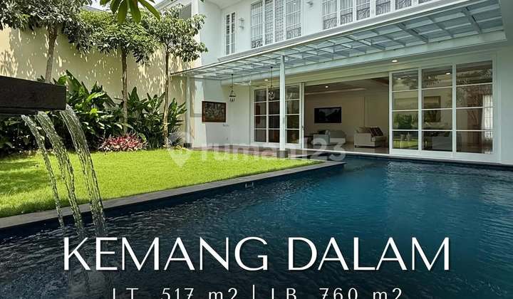 Brand New House Modern Classic, Fully Furnished di Area Kemang Dalam