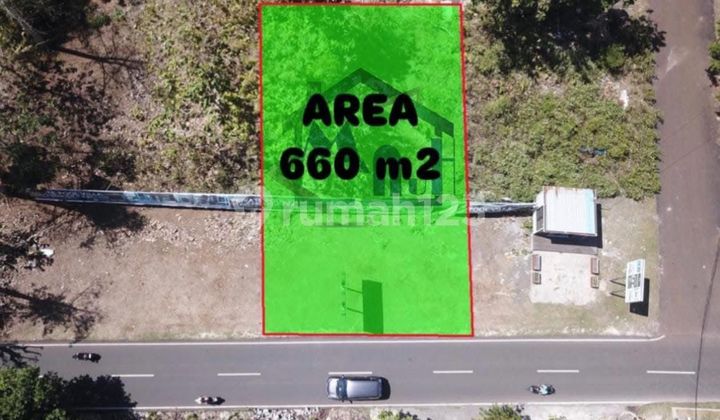 Land For Sale Main Road Rare Small Plot Under Market Price Jl Pantai Balangan, Only 4 Minutes Going To Balangan Beach