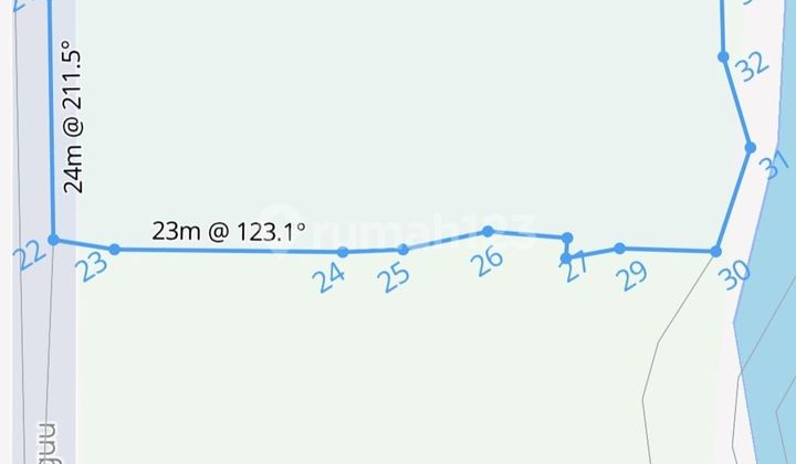 TANAH JALAN UTAMA PANTAI SESEH MUNGGU Berjarak 400 Meter ke Pantai Seseh