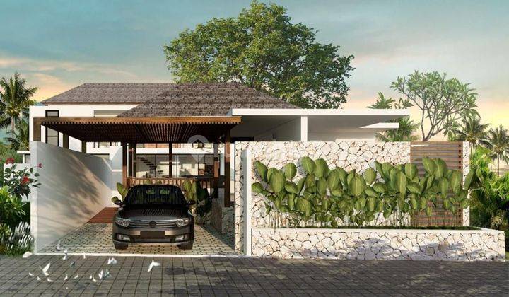 For Sale Under Construction luxurious modern living villa at Sanur Kauh Semi Furnish  1