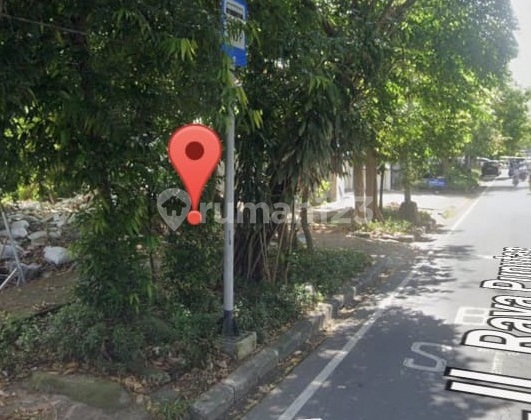 Land Location on Jl Raya Puputan Renon Suitable for Culinary Business, Coffee Shop, or Car Showroom, etc.