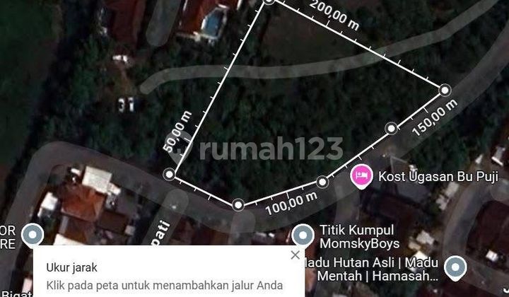FOR SALE COMMERCIAL LAND – UNGASAN, SOUTH KUTA Strategic Location on Jalan Merak, Near GWK Cultural Park