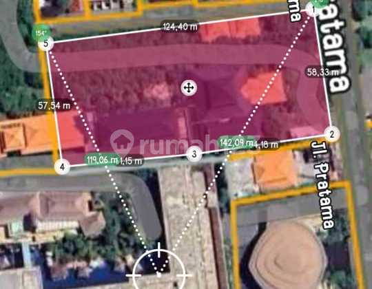 FOR LEASE LOCATION ON PRATAMA MAIN ROAD NUSA DUA WITH HOTEL AREA SURROUNDINGS