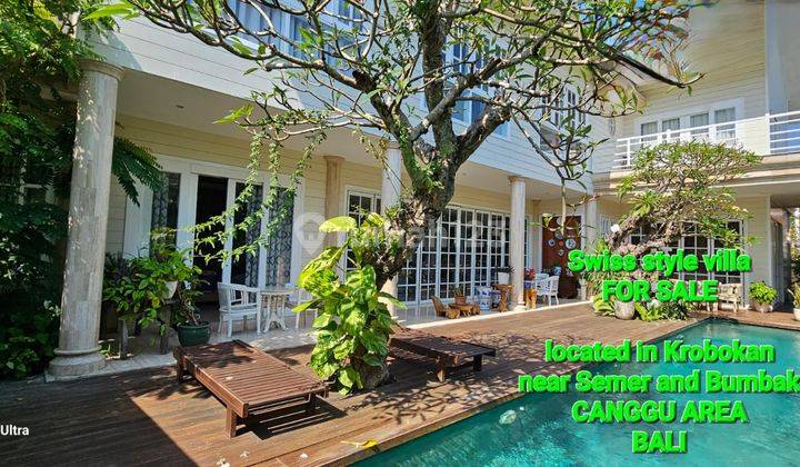 For Sale Luxury 3 Storey Swiss Style Villa With Very Strong And Sturdy Construction, Ironwood Material In The Tourism Area Location Krobokan, Near Semer Canggu, Near Seminyak Badung  1